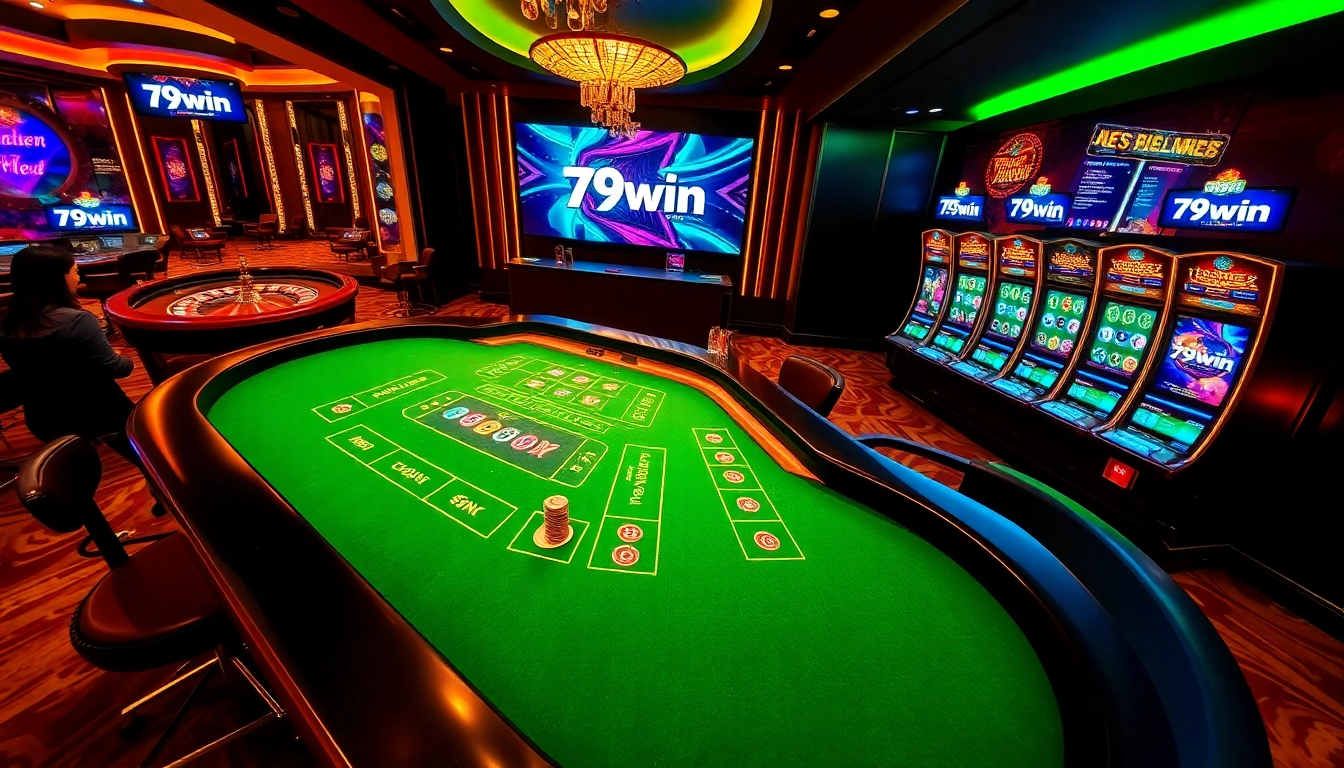 Experience the thrill of winning big at 79win's luxurious online casino with exciting games and vibrant visuals.