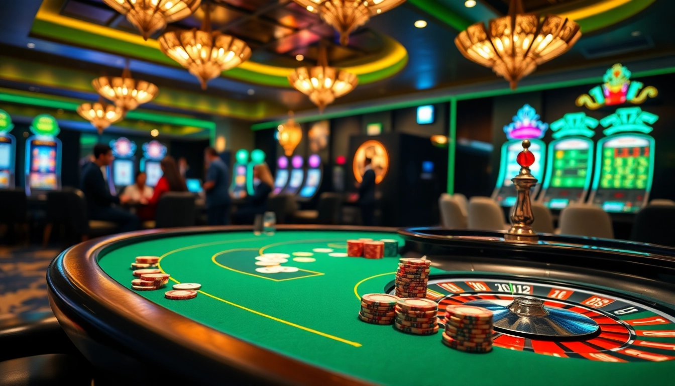 Players experience the thrill of winning at sao789's elite casino games with vibrant casino elements.