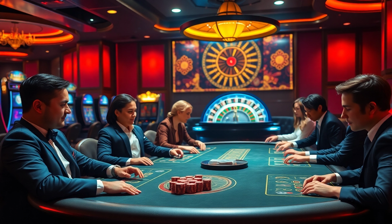 Experience the thrill of casino gaming at https://nhacaiuytinvn.us.com/ with vibrant tables and strategic players.