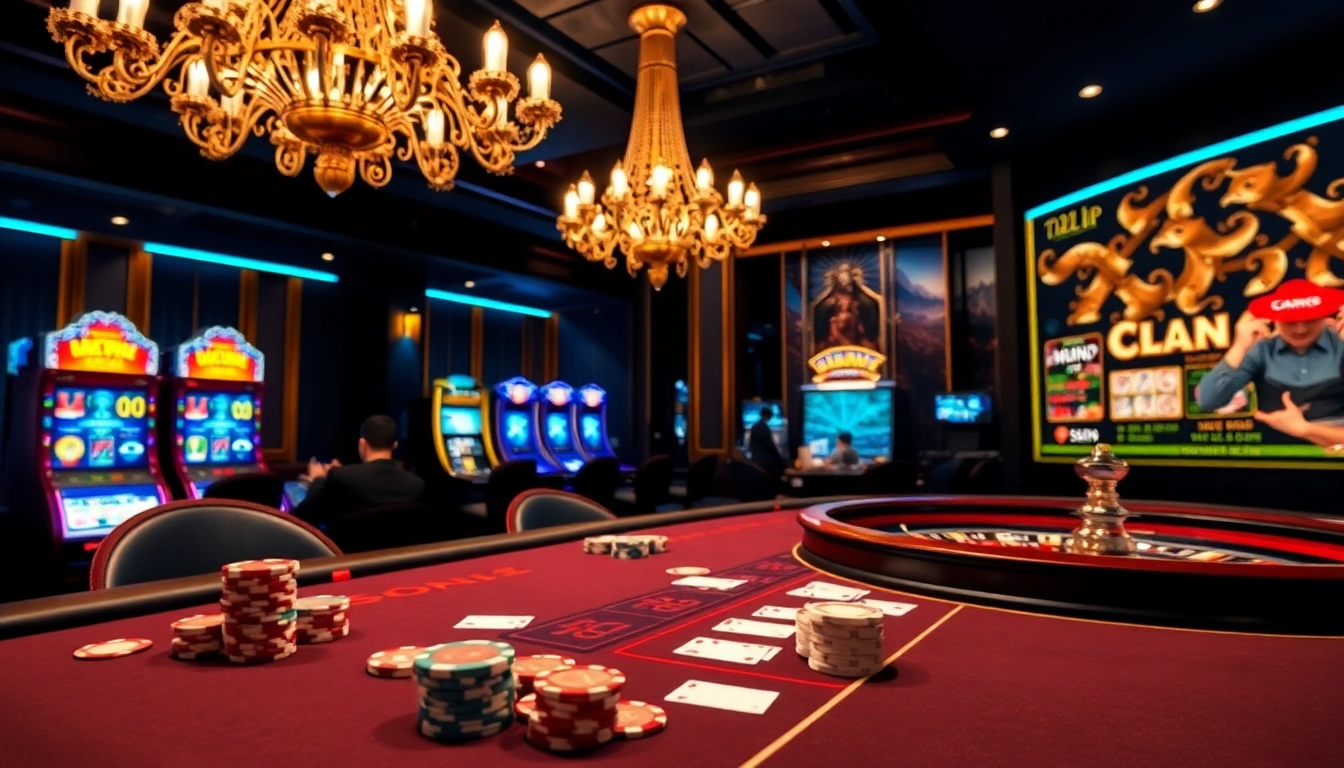 Players engaged in a thrilling poker game at nhatvip.com casino