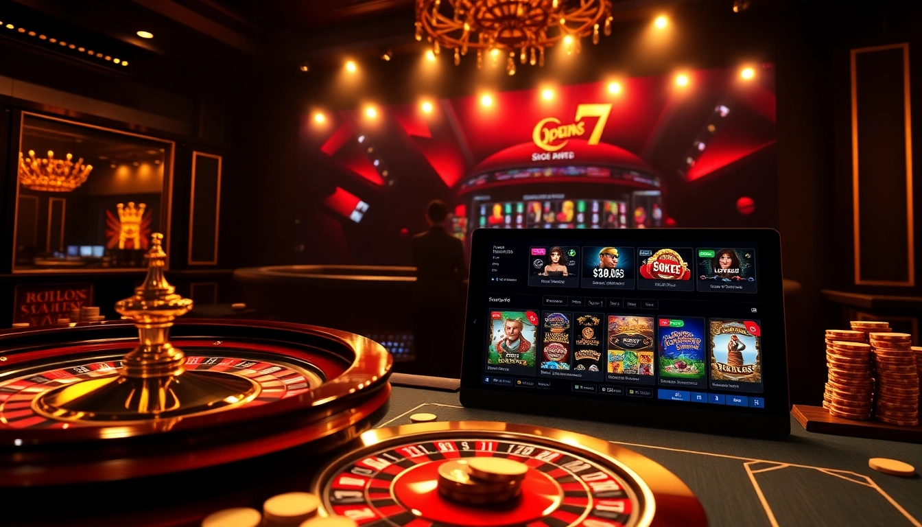 Engage with nhà cái open88 through thrilling casino gaming experiences featuring poker tables and roulette.