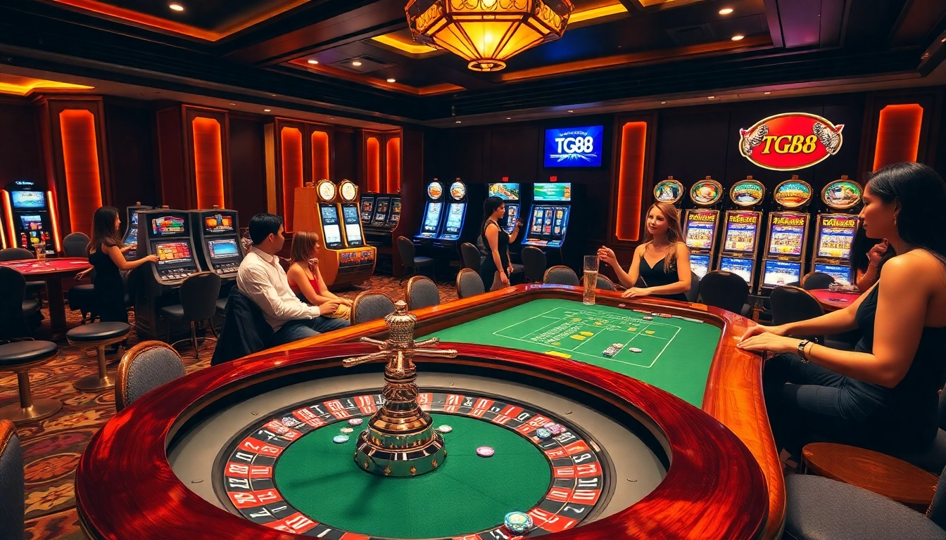 Experience the thrill of winning at TG88 casino with exciting poker and roulette games.