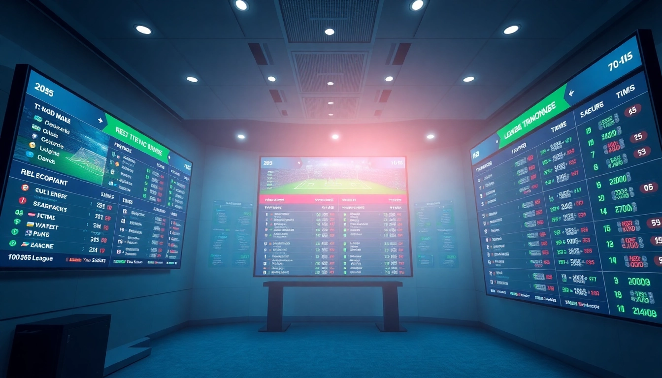 Tỷ lệ kèo displayed on modern digital interface in a professional sports betting environment, showcasing live football match odds.