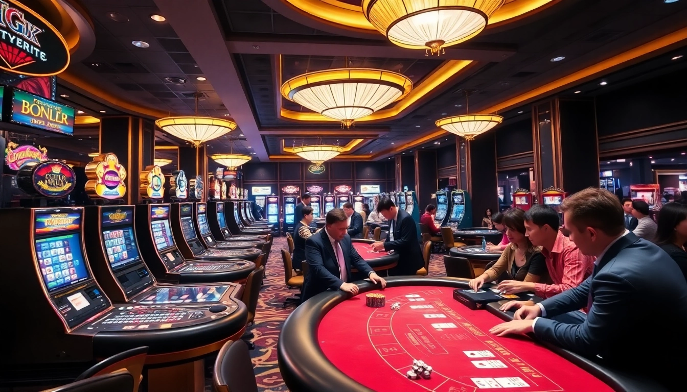 Experience the excitement of gambling at TG88 with poker tables, slot machines, and more.
