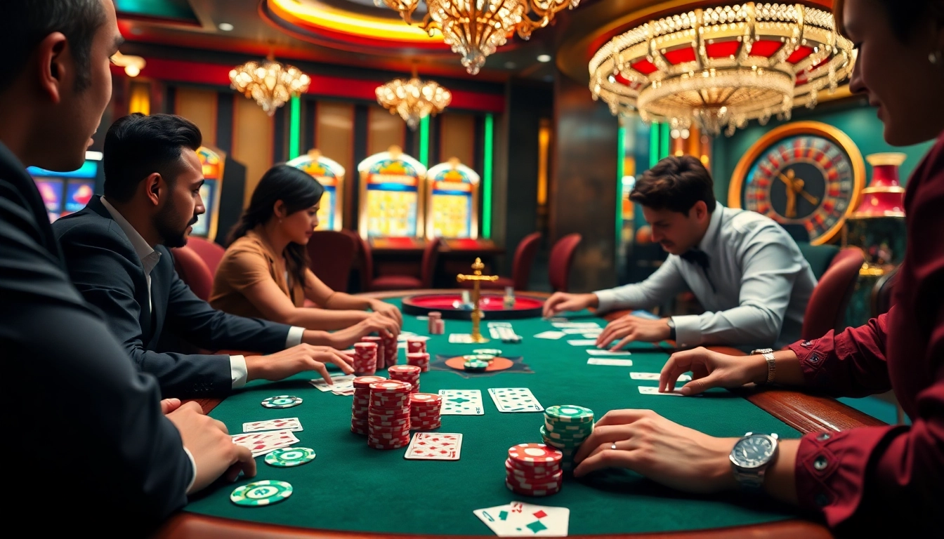 Experience thrilling gameplay at sc88 with vibrant poker chips and elegant casino atmosphere.