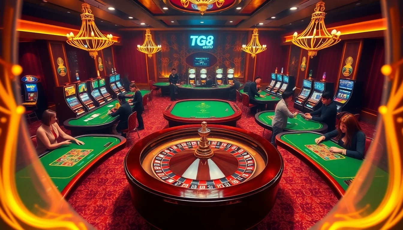 Experience the excitement of TG88 casino with engaging gameplay at luxurious gaming tables.