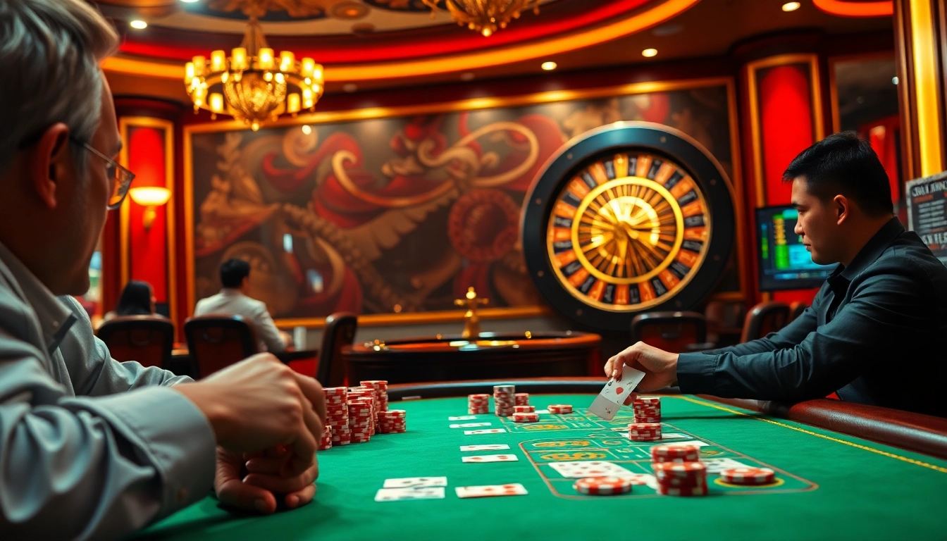 Experience the thrill of gambling at https://8s86.com/ with vibrant poker tables and exciting roulette action.