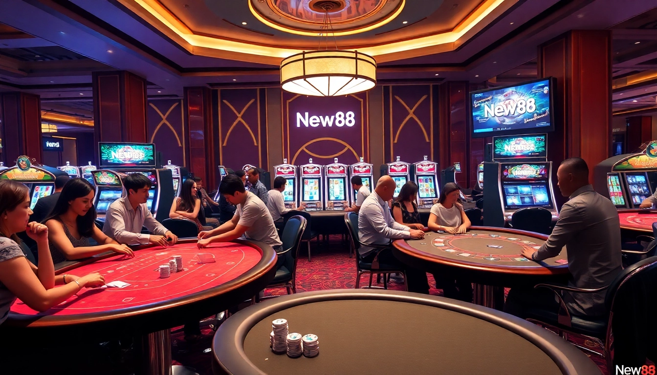 Experience the thrill of betting at New88 with vibrant casino games and professional interfaces.