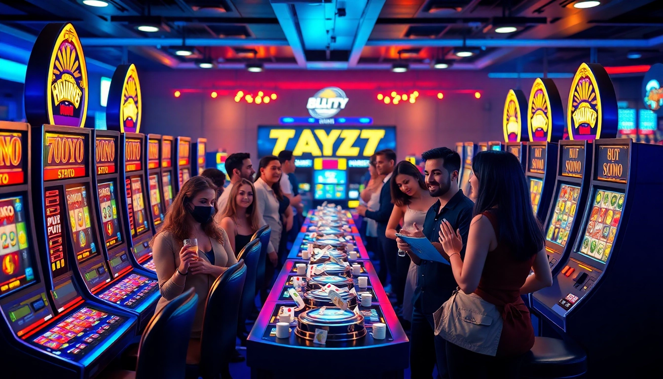 Experience the thrill of Slvip's online casino with vibrant game displays and engaging players.