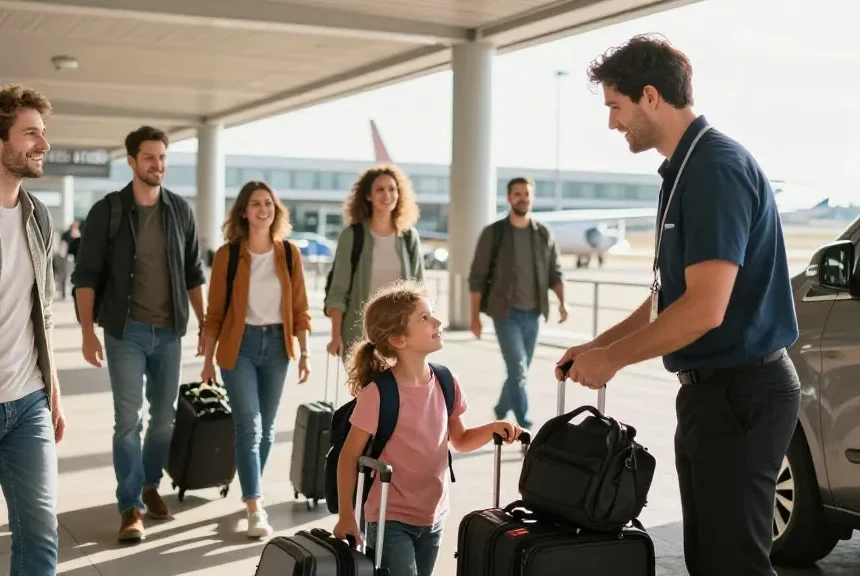 Zukunftssichere Transfers für Reisende mit Transfer von Zuhause zum Flughafen Frankfurt